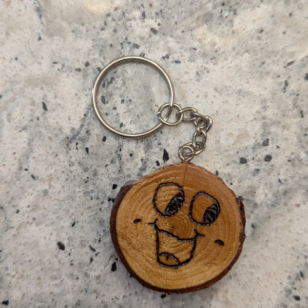 Smiley Face Keychain