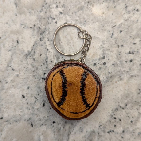 Baseball Keychain