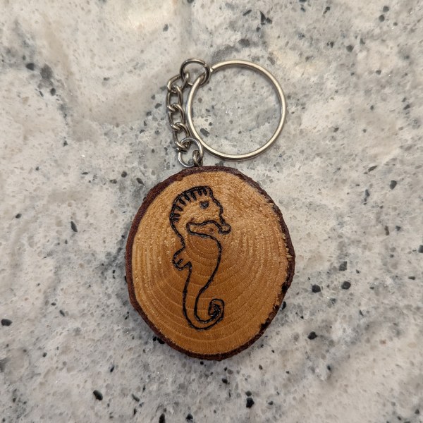 Seahorse Keychain