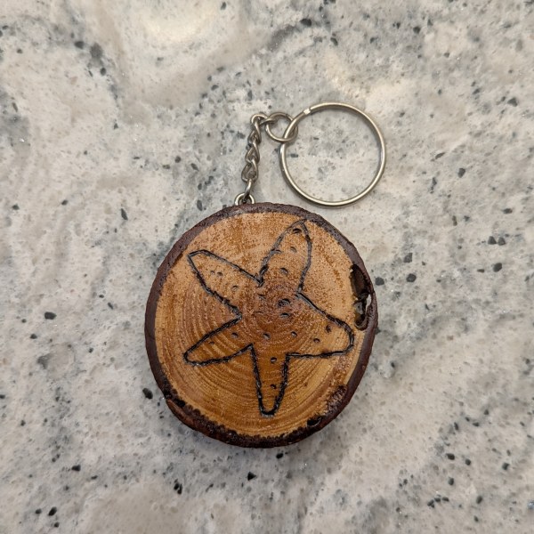 Seastar (Starfish) Keychain